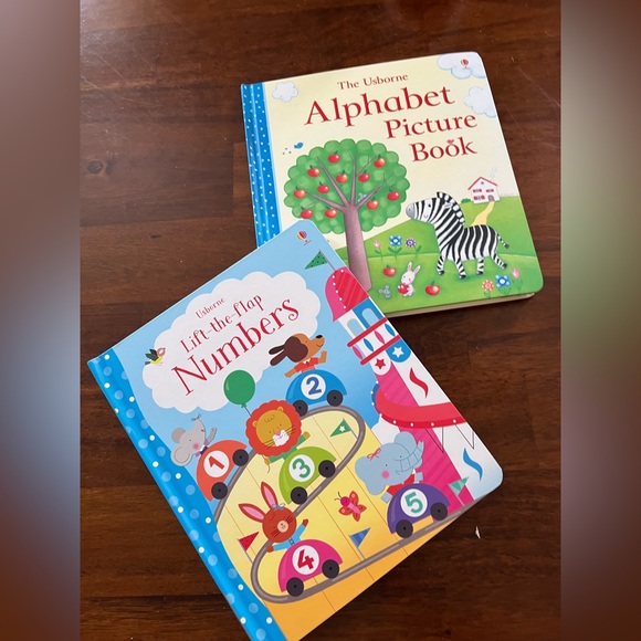 Child’s Alphabet Picture Book and Lift the Flap Numbers Books. (PAIR) - Picture 1 of 8